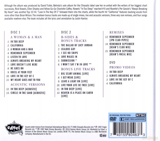 Belinda Carlisle: A Woman And A Man [2CD]+[DVD]