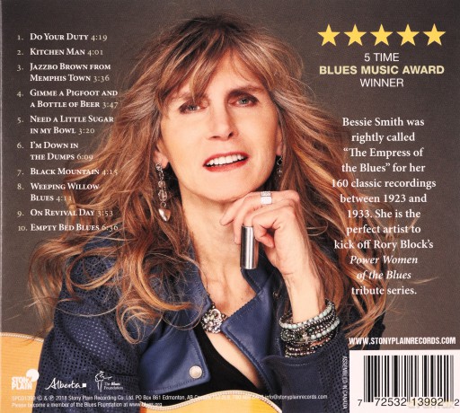 Rory Block: A Womans Soul (Tribute To Bessie Smith) [CD]