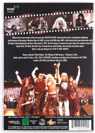 Twisted Sister: Live At Wacken - The Reunion [DVD]+[CD]