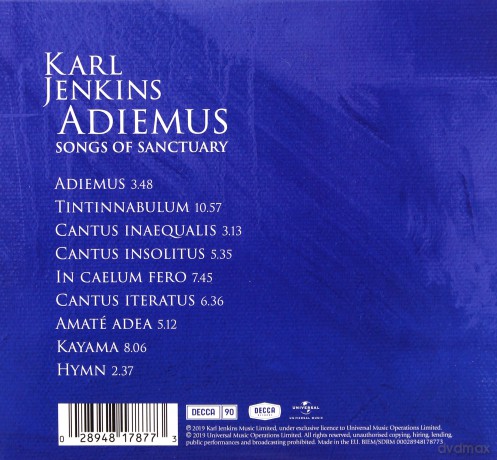 Karl Jenkins: Adiemus - Songs Of Sanctuary [CD]