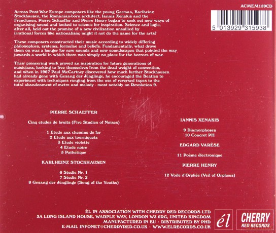 Karlheinz Stockhausen: Adventures In Sound [CD]