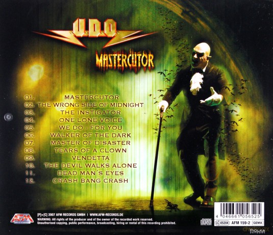 U.D.O.: Mastercutor [CD]