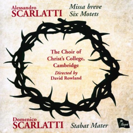 Choir Of Christs College Cambr: Alessandro Scarlatti - Sacr [CD]