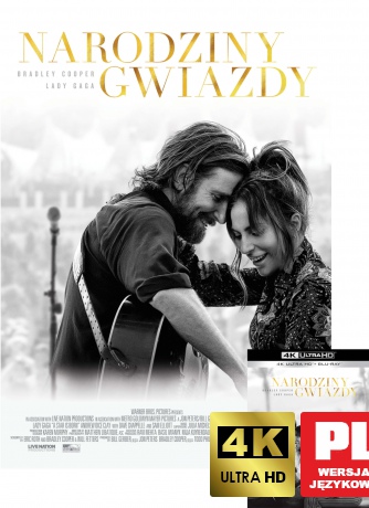 Narodziny Gwiazdy [Blu-Ray 4K]+[Blu-Ray]+[PLAKAT W TUBIE]