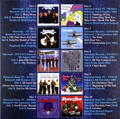 Status Quo: The Vinyl Singles Collection: 00s (Limited) [BOX] [10xWinyl]