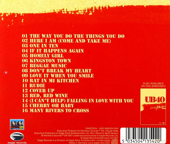 Ub40: Live At Montreux 2002 [CD]