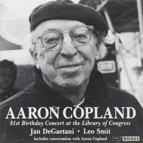 Aaron Copland: Jan Degaetani [CD]