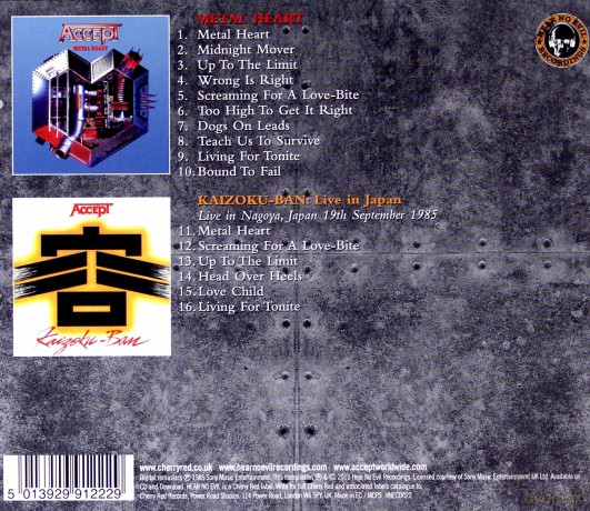 Accept: Metal Heart [CD]