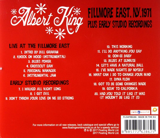 Albert King: Live At The Fillmore Plus Early Studio Recordings [CD]