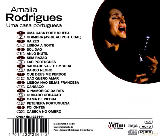 Amalia Rodrigues: Uma Casa Portuguesa [CD]