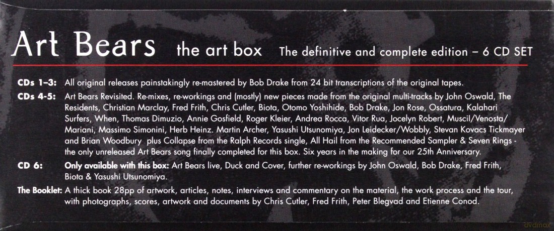 Art Bears: The Art Box [6CD]