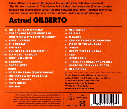 Astrud Gilberto: Ipanema Girl: The Very Best Of [CD]