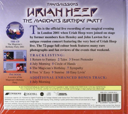 Uriah Heep: The Magicians-Transmissions (digibook) [CD]
