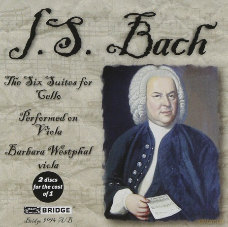 Barbara Westphal: Bachsix Cello Suites [CD]