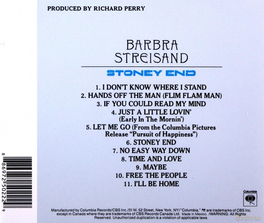 Barbra Streisand: Stoney End [CD]