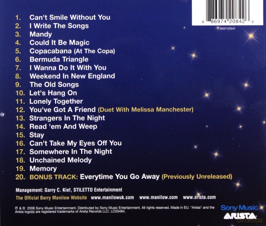 Barry Manilow: The Best Of - Music & Passion [CD]