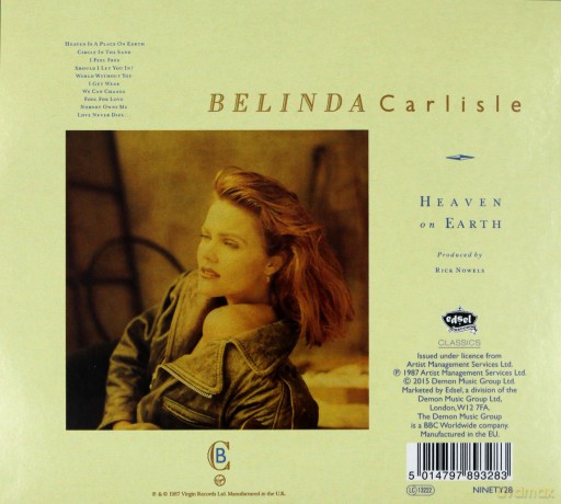 Belinda Carlisle: Heaven On Earth [CD]
