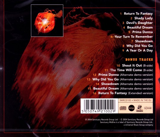 Uriah Heep: Return To Fantasy [CD]