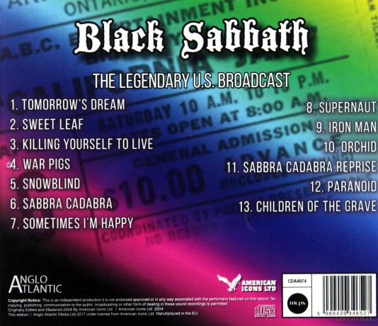 Black Sabbath: California Jam [CD]