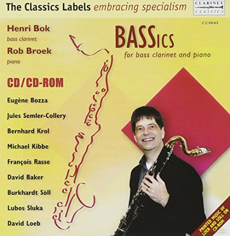 Bokbroek: Bassics Music For Bass Clar Piano [CD]