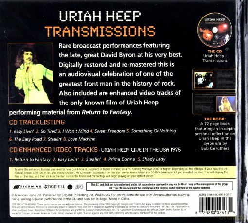 Uriah Heep: Transmissions (digibook) [CD]