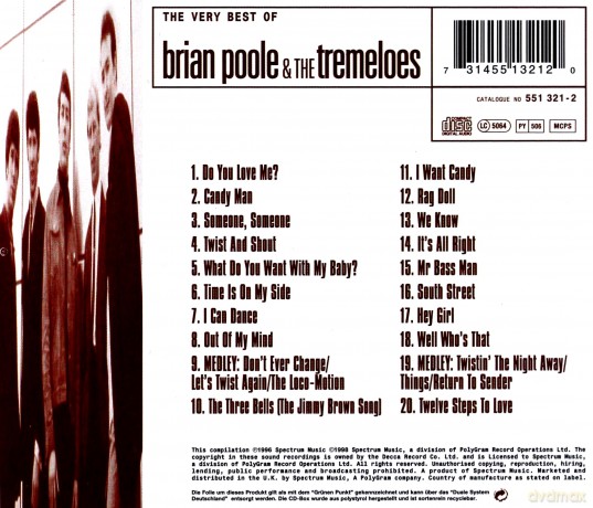 Brian Poole & The Tremeloes: The Very Best Of [CD]