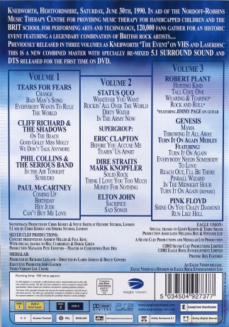 Live At Knebworth Parts 1,2,3 [2DVD]