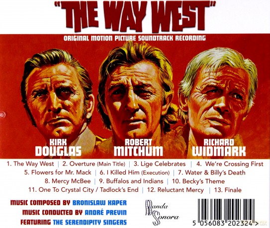 Bronislaw Kaper Conducted By Andre Previn: The Way West - OST [CD]