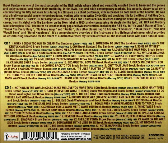 Brook Benton: The Singles Collection 1955-62 [2CD]