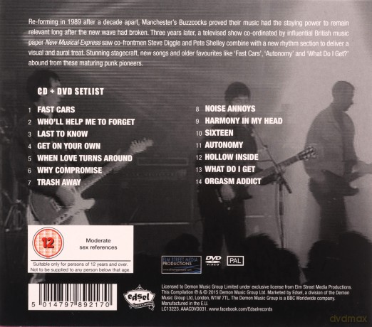 Buzzcocks: Access All Areas [CD]+[DVD]
