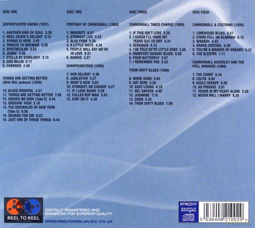 Cannonball Adderley: Eight Classic Albums [4CD]