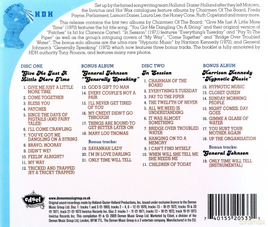 Chairmen Of The Board: Give Me Just A Little More Time [2CD]