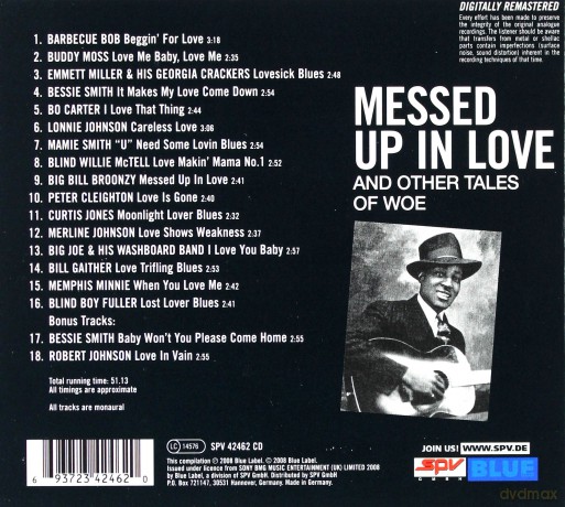Messed Up In Love...And Other Tales Of Woe [CD]