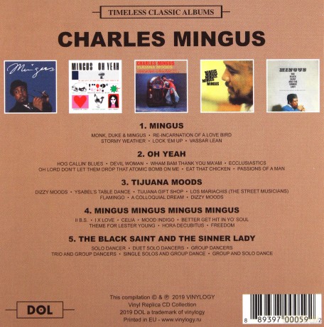 Charles Mingus: Timeless Classic Albums vol. 2 [5CD]