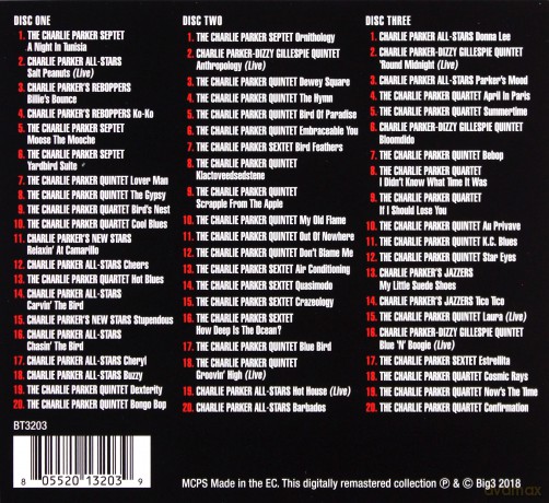 Charlie Parker: The Absolutely Essential 3 Cd Collection [3CD]
