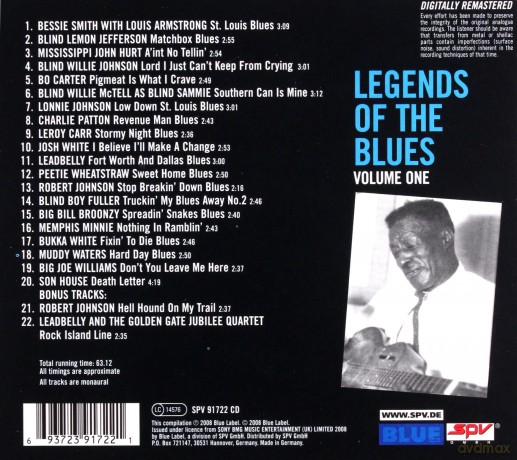 Legends Of The Blues Vol.1 [CD]