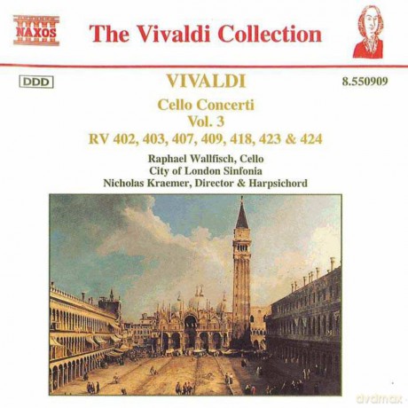 City Of London Sinfkraemer: Vivaldicello Concerti vol. 3 [CD]