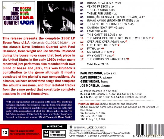 Dave Brubeck: Bossa Nova Usa [CD]