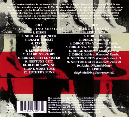 Death In Vegas: Contino Sessions [2CD]