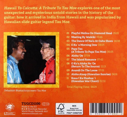 Debashish Bhattacharya: Hawaii To Calcutta: A Tribute To Tau Moe [CD]