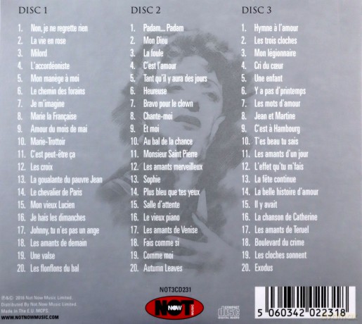 Edith Piaf: The Platinum Collection [3CD]
