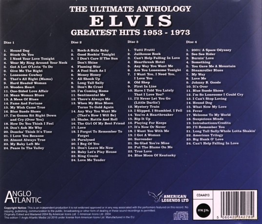 Elvis Presley: The Very Best Of Elvis Presley Broadcasting Live [4CD]