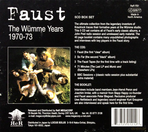 Faust: The Wumme Years 1970-73 [5CD]