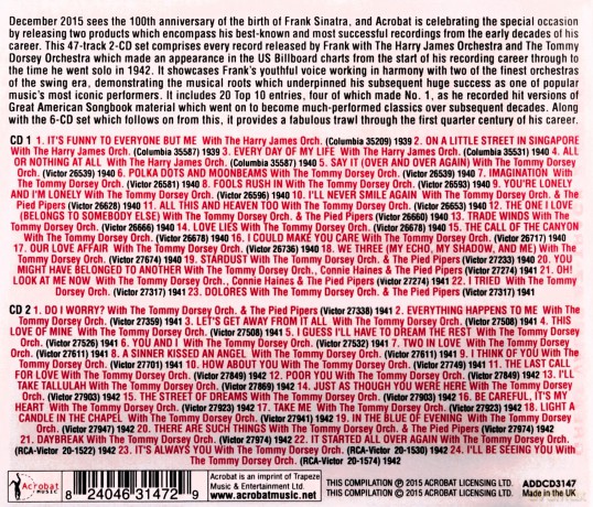 Frank Sinatra: The Complete Hits 1939-1942 [2CD]