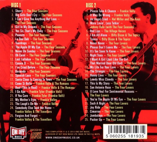 Frankie Valli & The Four Seasons: The Anthology '56-'62 [2CD]