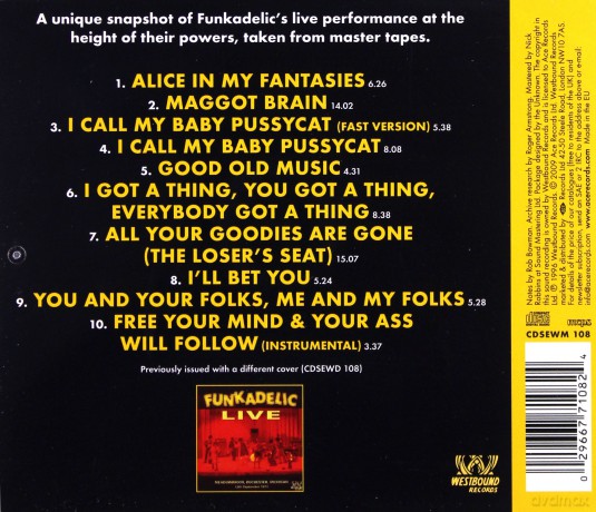 Funkadelic: Live Meadowbrook [CD]