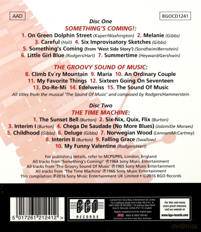 Gary Burton: Something's Coming! / The Groovy Sound Of Music / The Time Machi [2CD]