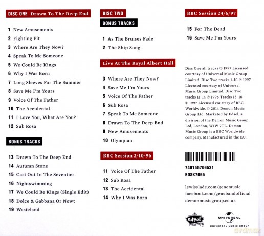 Gene: Drawn To The Deep End [2CD]