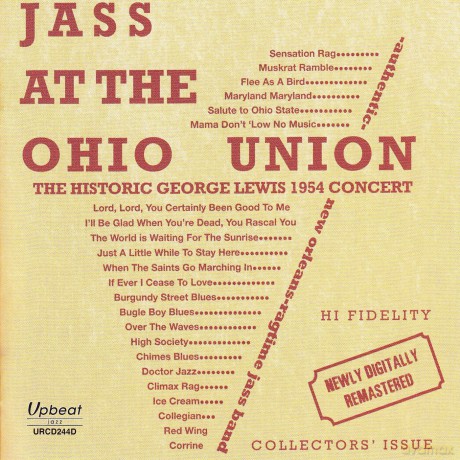 George Lewis Ragtime Band: Jass At The Ohio Union 1954 [CD]