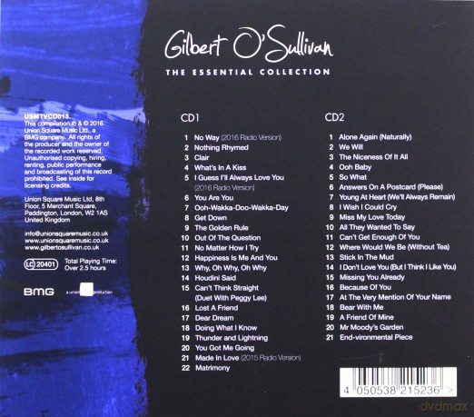 Gilbert O'sullivan: The Essential Collection [2CD]